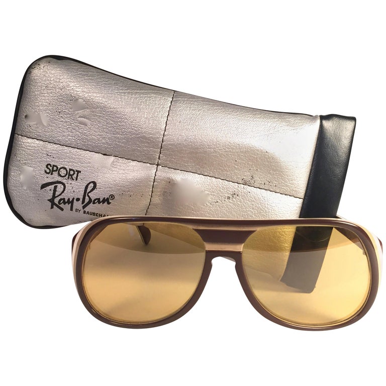 New Vintage Ray Ban B&L Timberline Ambermatic Mirror Lenses Sunglasses USA  at 1stDibs | ambermatic prescription lenses, ray ban timberline