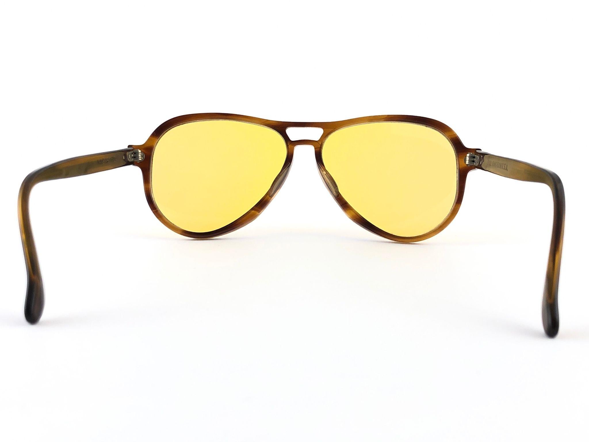 Women's or Men's New Vintage Ray Ban B&L Vagabond Tortoise Ambermatic Lenses Sunglasses USA