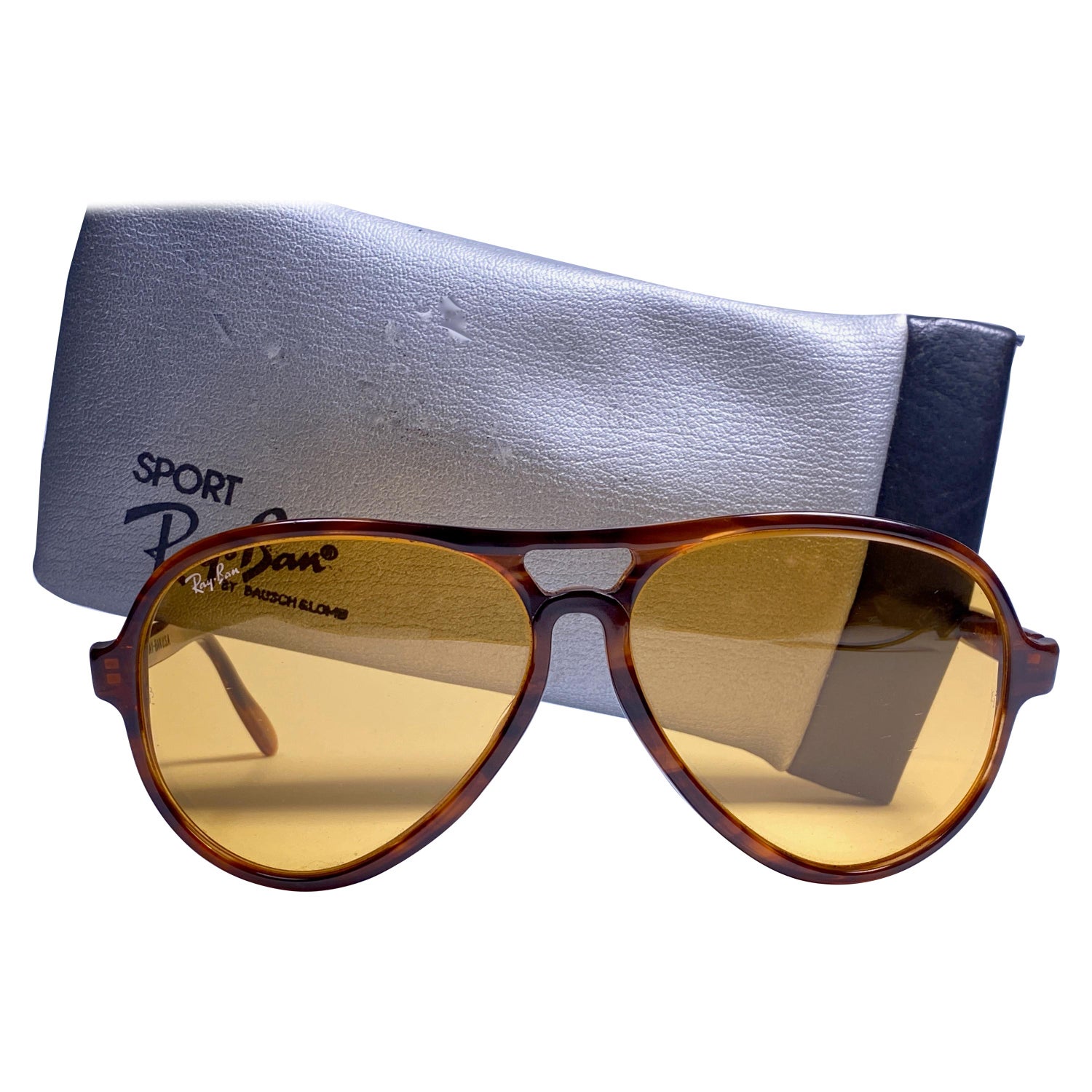 New Vintage Ray Ban B L Vagabond Tortoise Ambermatic Lenses