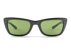 New Vintage Ray Ban Caribbean 1960'S Midcentury Green Lenses Usa B&L Sunglasses