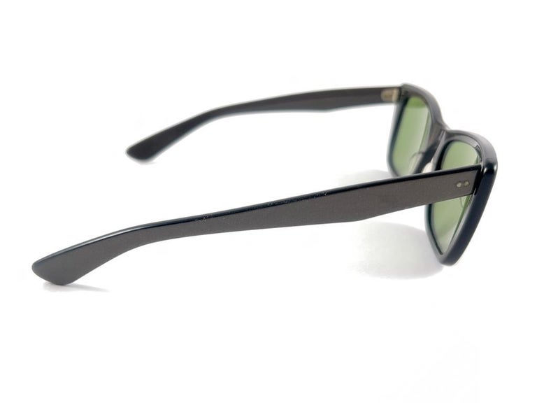New Vintage Ray Ban Caribbean 1960'S Midcentury Green Lenses Usa