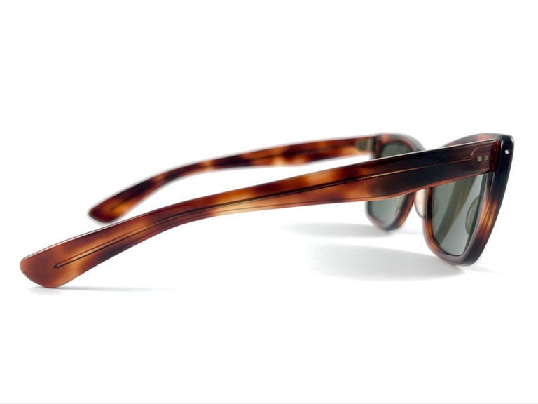 New Vintage Ray Ban Caribbean 1960'S Midcentury Grey Lenses Usa