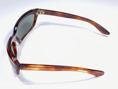 New Vintage Ray Ban Chalet 1960's Mid Century G15 Lenses USA Sunglasses