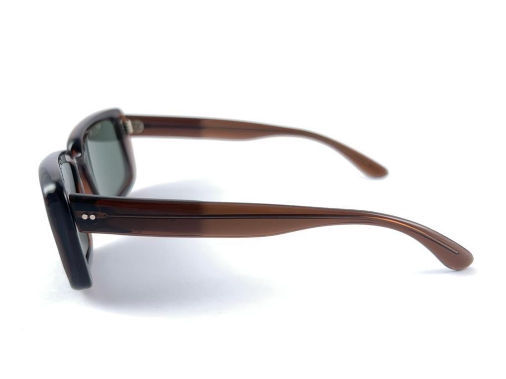 New Vintage Ray Ban Cimarron 1960'S Midcentury Grey Lenses Usa B&L Sunglasses For Sale 1