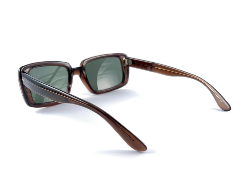 New Vintage Ray Ban Cimarron 1960'S Midcentury Grey Lenses Usa B&L Sunglasses For Sale 4