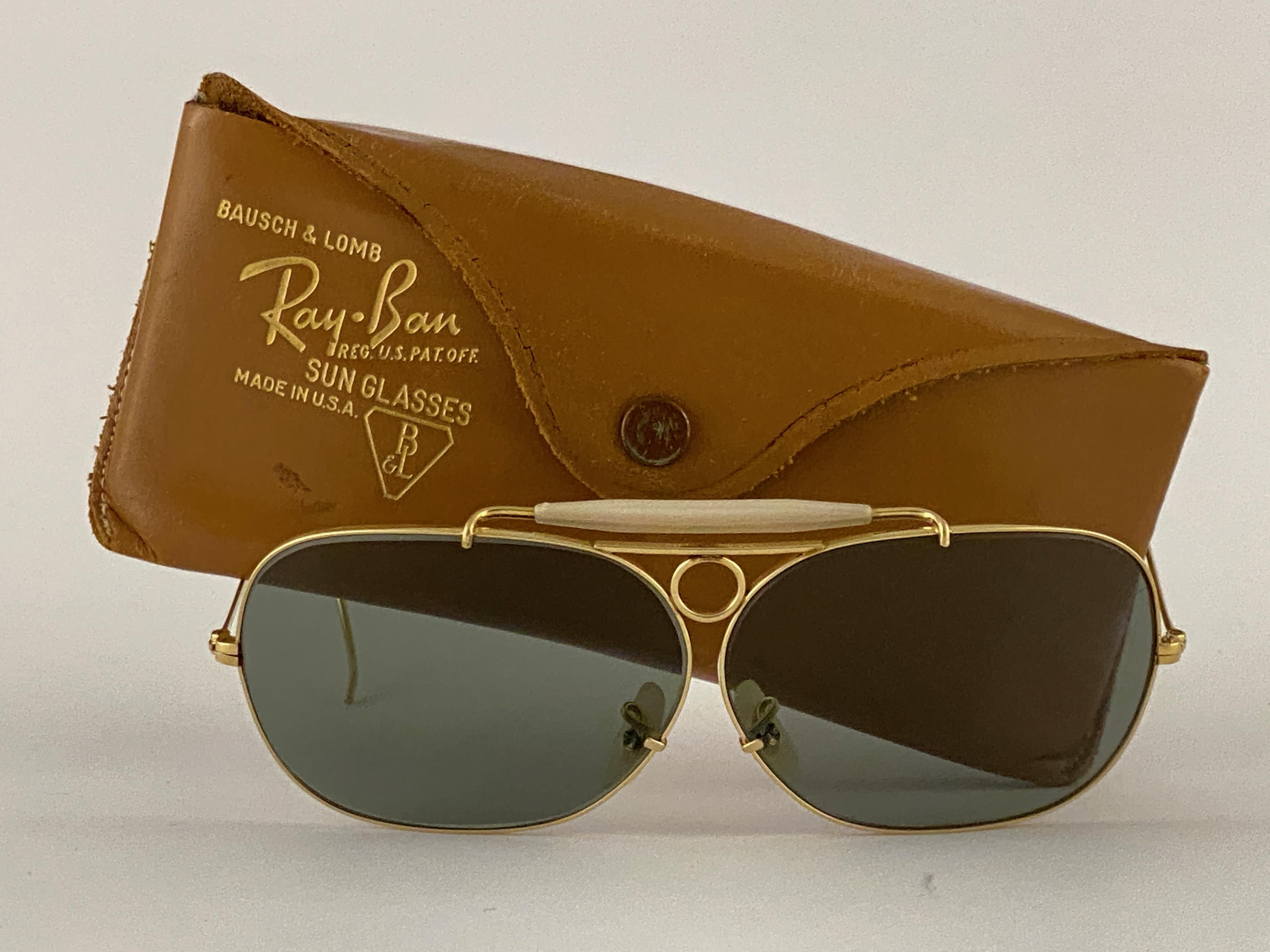 Sunglasses Classic Style Horn Rim G Men Custom Two Tone G15 46 Hoya AO Sm 