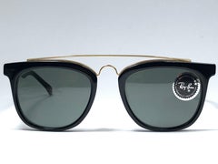 New Vintage Ray Ban Gatsby Black G15 Lenses 1980's B&L Sunglasses