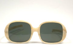 New Vintage Ray-Ban Kilaine Beige G15 Grey Lenses 1960 Sunglasses