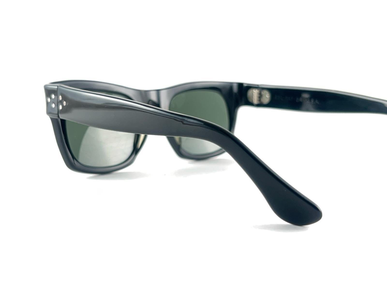 New Vintage Ray Ban Plainsman 1960's Mid Century G15 Lens USA B&L Sunglasses For Sale 5