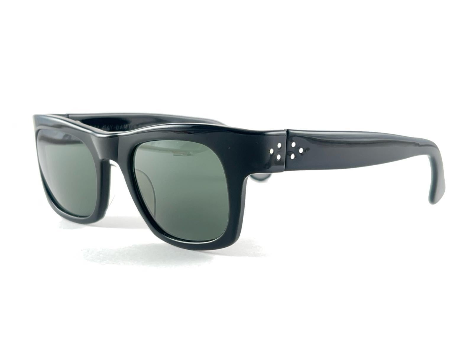 New Vintage Ray Ban Plainsman 1960's Mid Century G15 Lens USA B&L Sunglasses For Sale 1