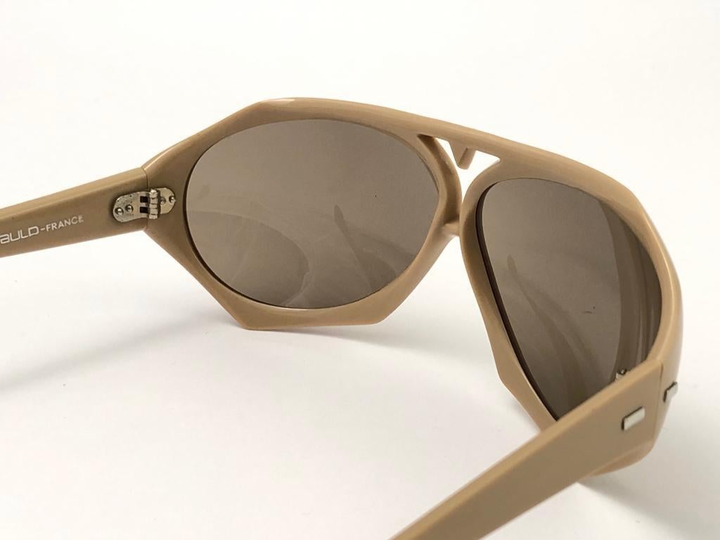 New Vintage Renauld for Yves Saint Laurent YSL Bug Eye 1980 France Sunglasses 2