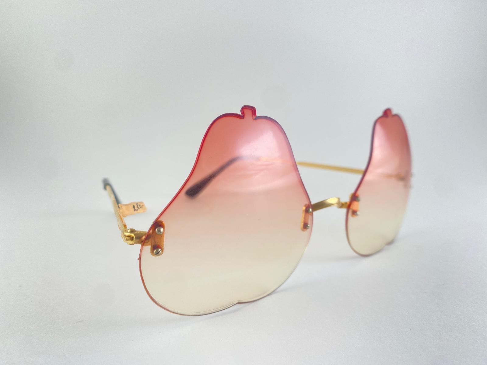 Nuovi occhiali da sole vintage senza montatura 