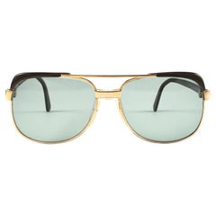 Neu Vintage Rodenstock „“ Martin „Sonnenbrille mit grünen Linsen  1980er Jahre Deutschland