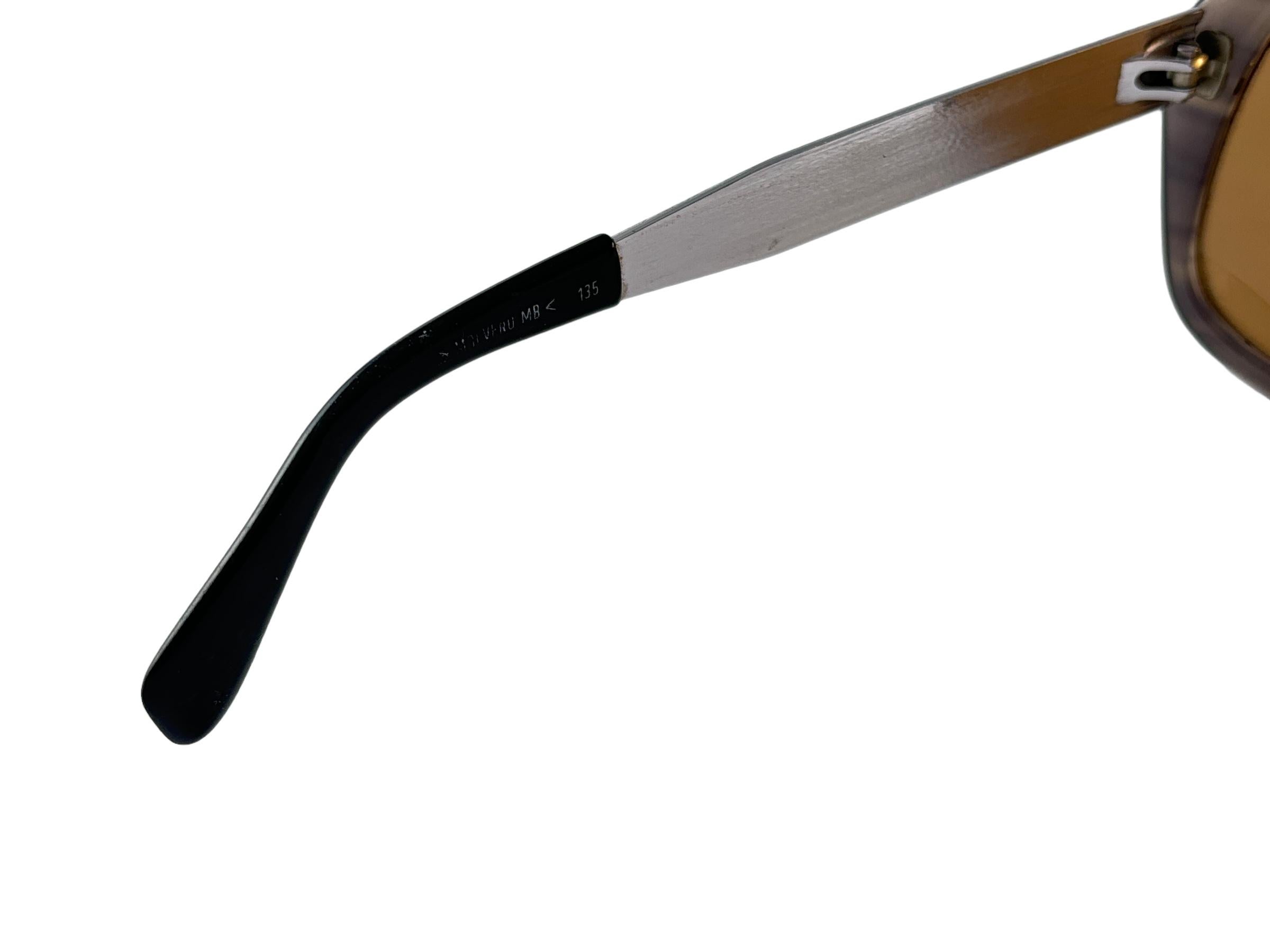 New Vintage Rodenstock Molveno Oversized Metallic Brown 1970's Sunglasses For Sale 7