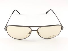 Lunettes de soleil vintage Safilo Skyline 1 104 à monture en cuivre, fabriquées en Italie, années 1980, neuves