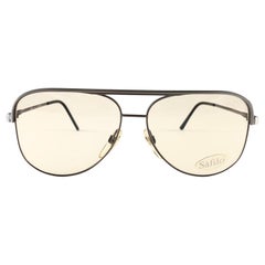 New Vintage Safilo Skyline 1 104 Copper Frame 1980's Sunglasses Made in Italy