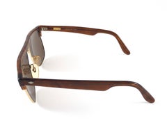 New Vintage Safilo Team 428 23H "Clubmaster Style" 80's Sunglasses Made in Italy