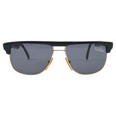 Neu Vintage Safilo Team 428 „“ Clubmaster Style „“ 1980er Jahre Sonnenbrille Made in Italy