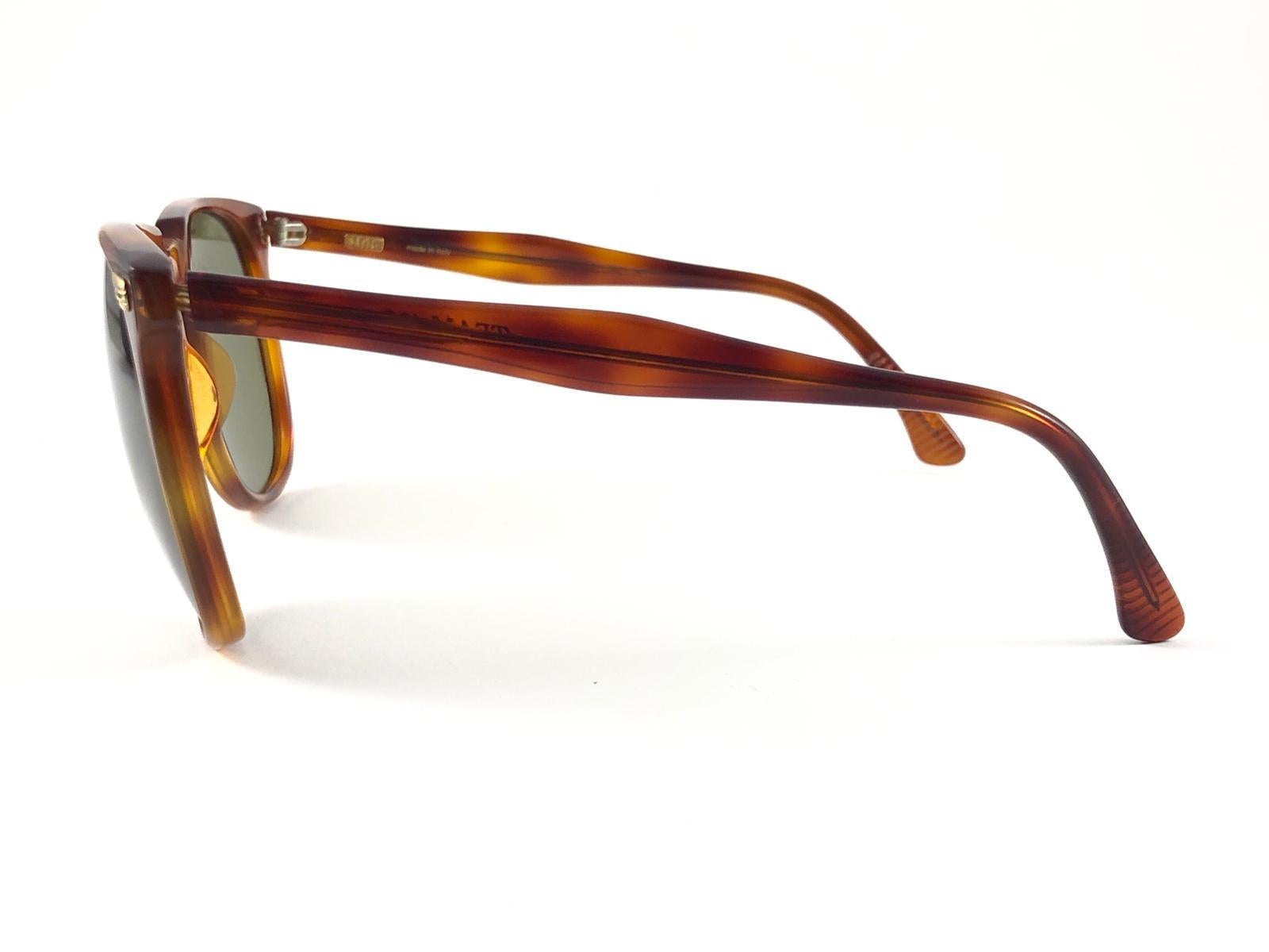 Neu Vintage Safilo Team 429 Schildpatt-Sonnenbrille, hergestellt in Italien, 1980er Jahre, Vintage im Zustand „Neu“ im Angebot in Baleares, Baleares