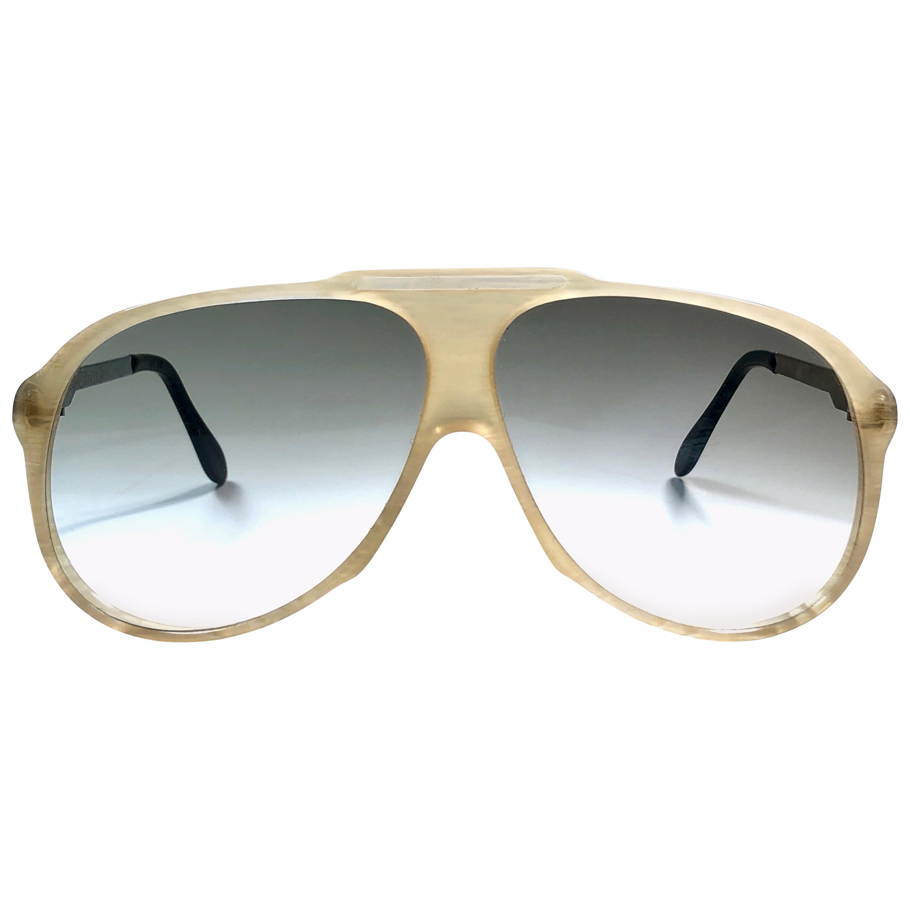 New Vintage Serge Kirchhofer Tortoise  Mod 954 Oversized Sunglasses Austria For Sale