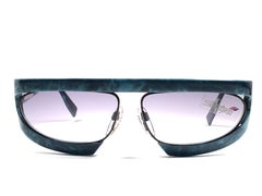 New Vintage Silhouette Mask M8020 Green & Black 1980's Sunglasses