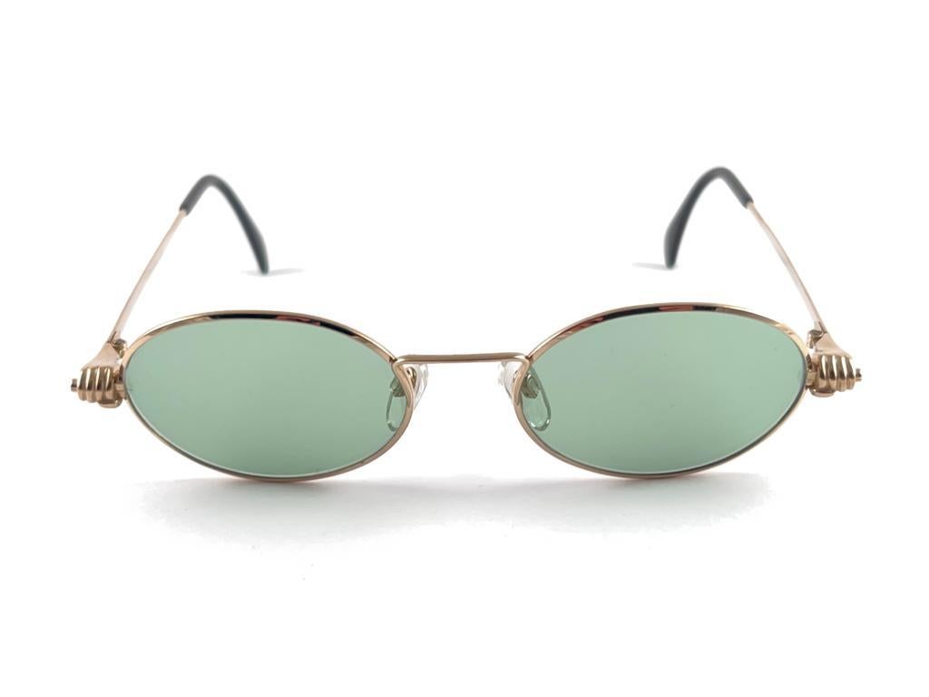 Lunettes de soleil vintage neuves avec silhouette ovale et aiguilles de course V 6052 Allemagne, 1970 en vente 8