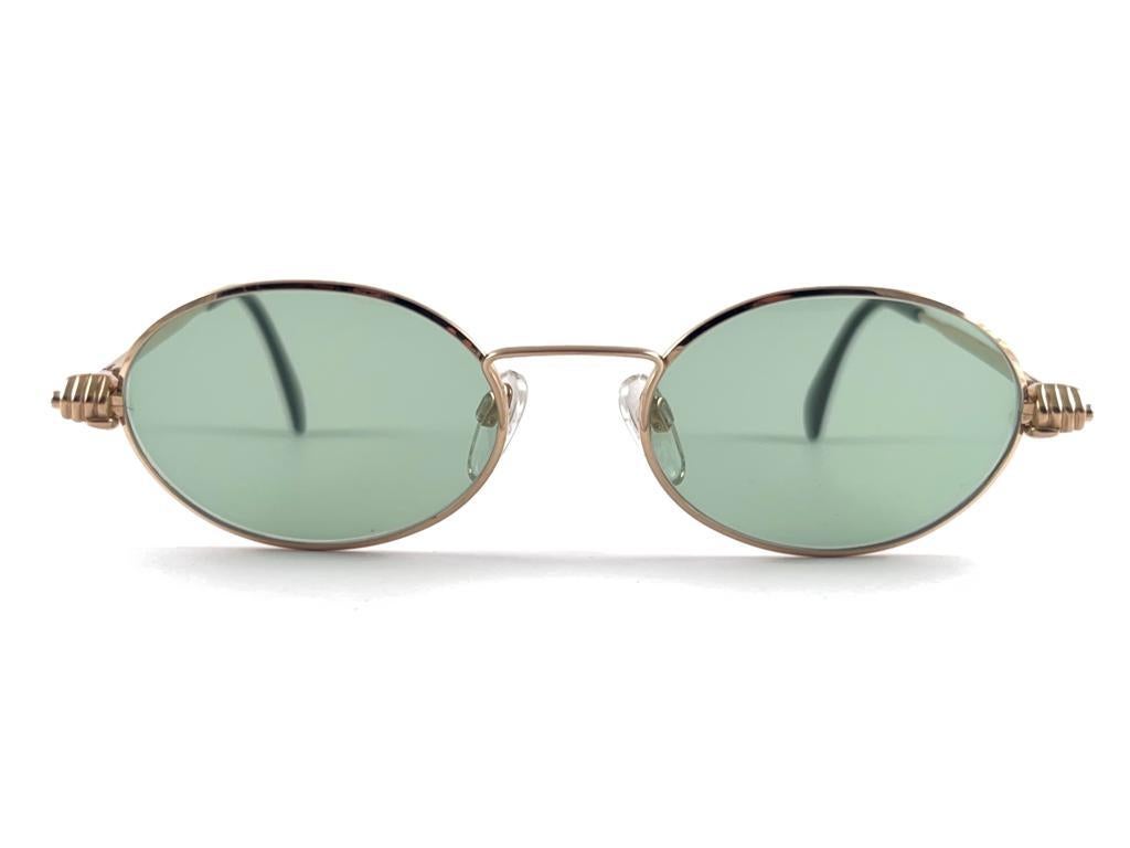 Lunettes de soleil vintage neuves avec silhouette ovale et aiguilles de course V 6052 Allemagne, 1970 en vente 9