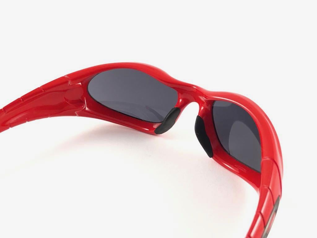 New Vintage Sports Oakley Eye Jacket Red 3.0 Iridium Lenses 1999 Sunglasses 3