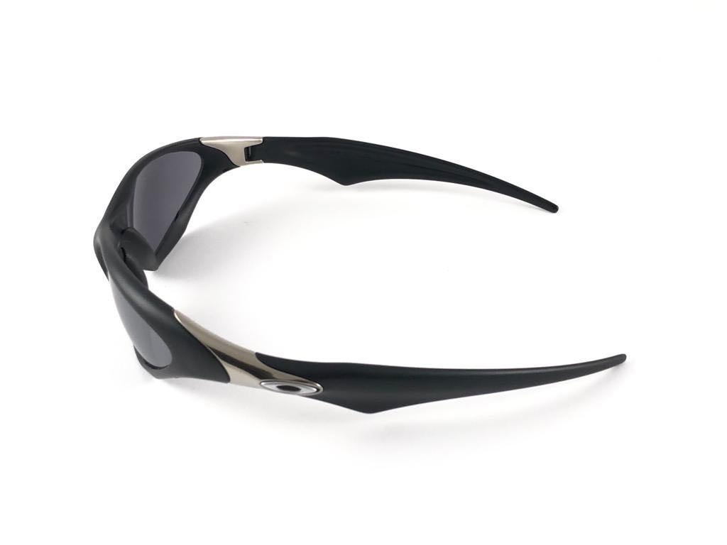 New Vintage Sports Oakley Scar Black Iridium Lenses 1999 Sunglasses  3
