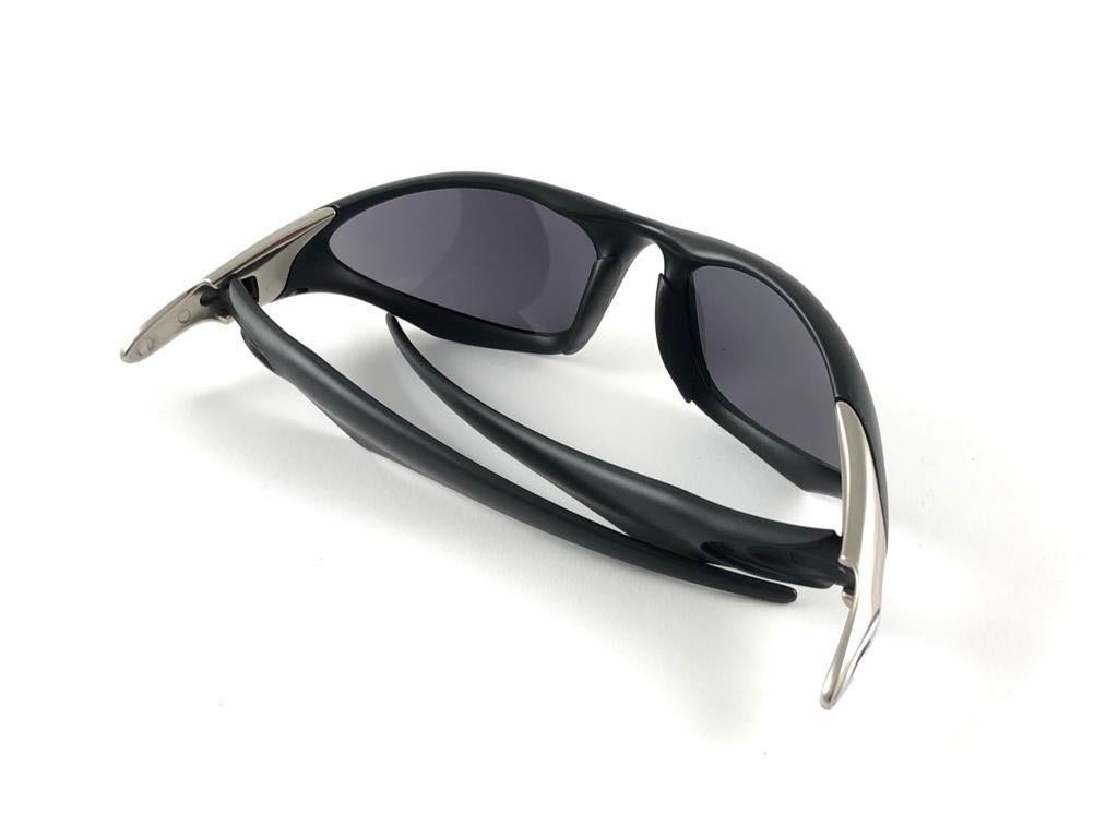 New Vintage Sports Oakley Scar Black Iridium Lenses 1999 Sunglasses  1