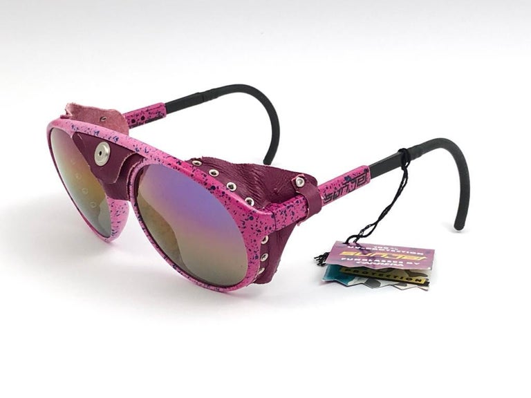 カレラ サングラス SUNJET 5205 パープル CARRERA ヴィンテージ フード付き 風防 フランス製 紫 メンズ レディース New Vintage Sunjet by Carrera Aviator 5205 Pink Sunglasses Austria