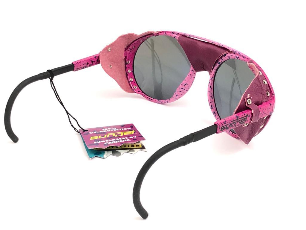 Women's or Men's New Vintage Sunjet by Carrera Aviator 5205 Pink Sunglasses Austria For Sale