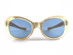 Vintage-Sonnenbrille „Victory Blue“, hergestellt in Frankreich, 1960er Jahre