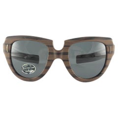 Neu Vintage Suntimer Victory S607 Schwarze Streifen-Sonnenbrille 60er Jahre Hergestellt in Frankreich, Vintage 