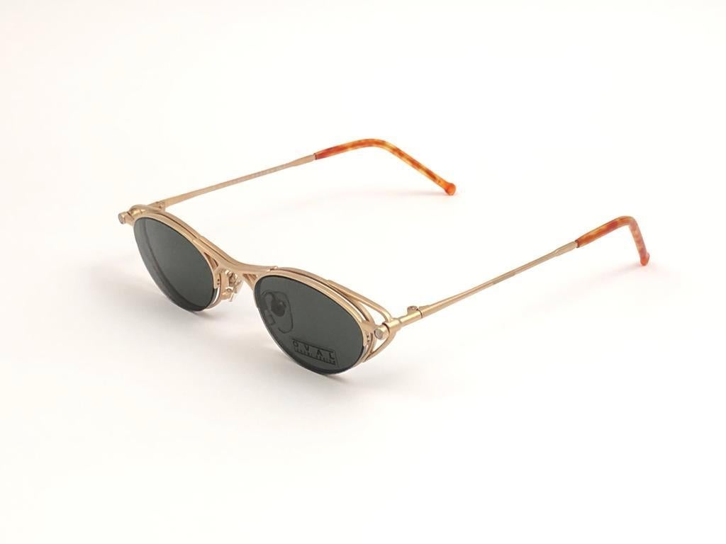 Nuevas gafas de sol vintage Takumi Magnetic Gold Cat Eye años 80 Made in Japan 5
