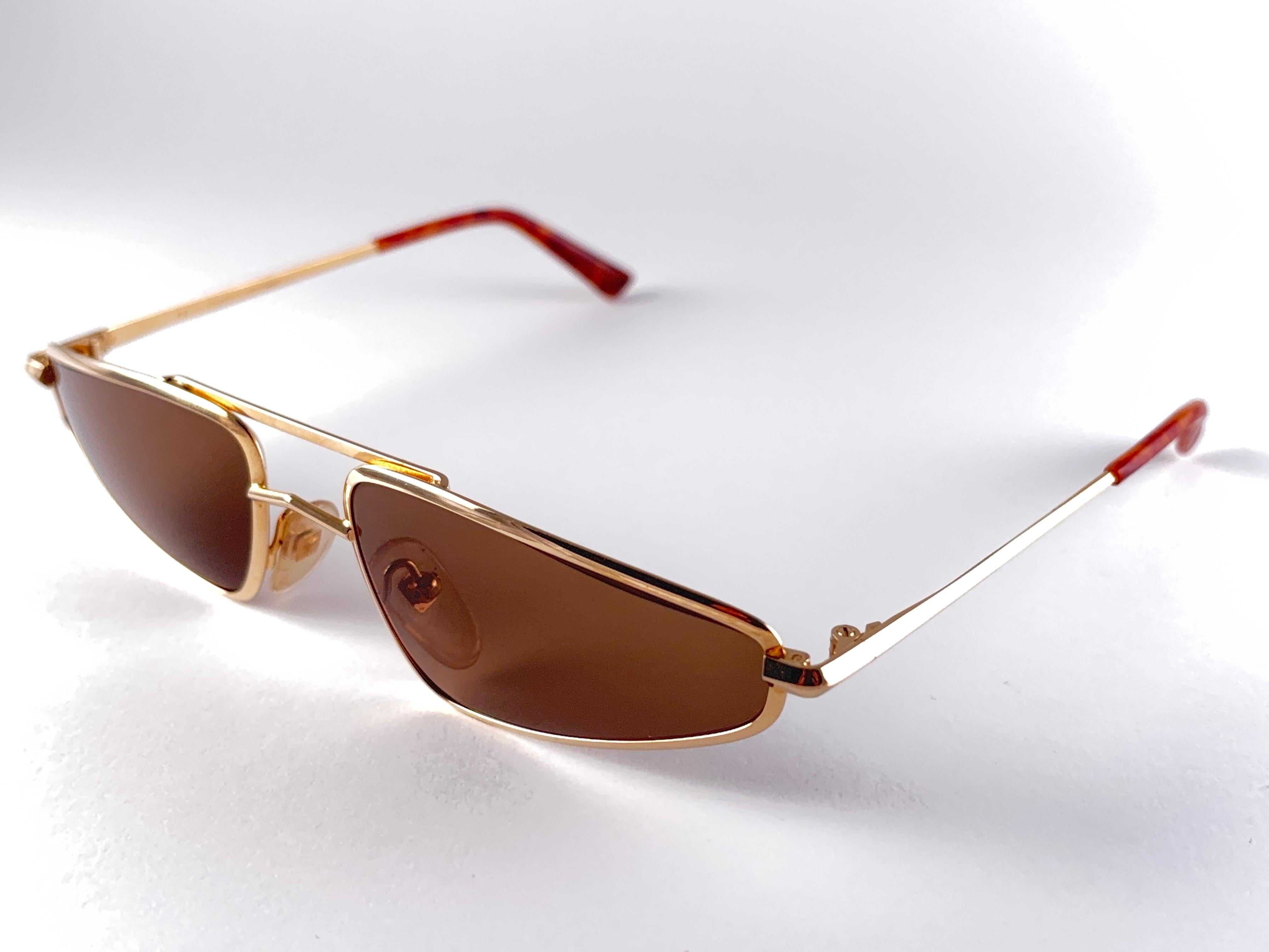 Neuer Vintage Thierry Mugler Cindy Crawford MTV 1980er Jahre  Sonnenbrille im Angebot 2