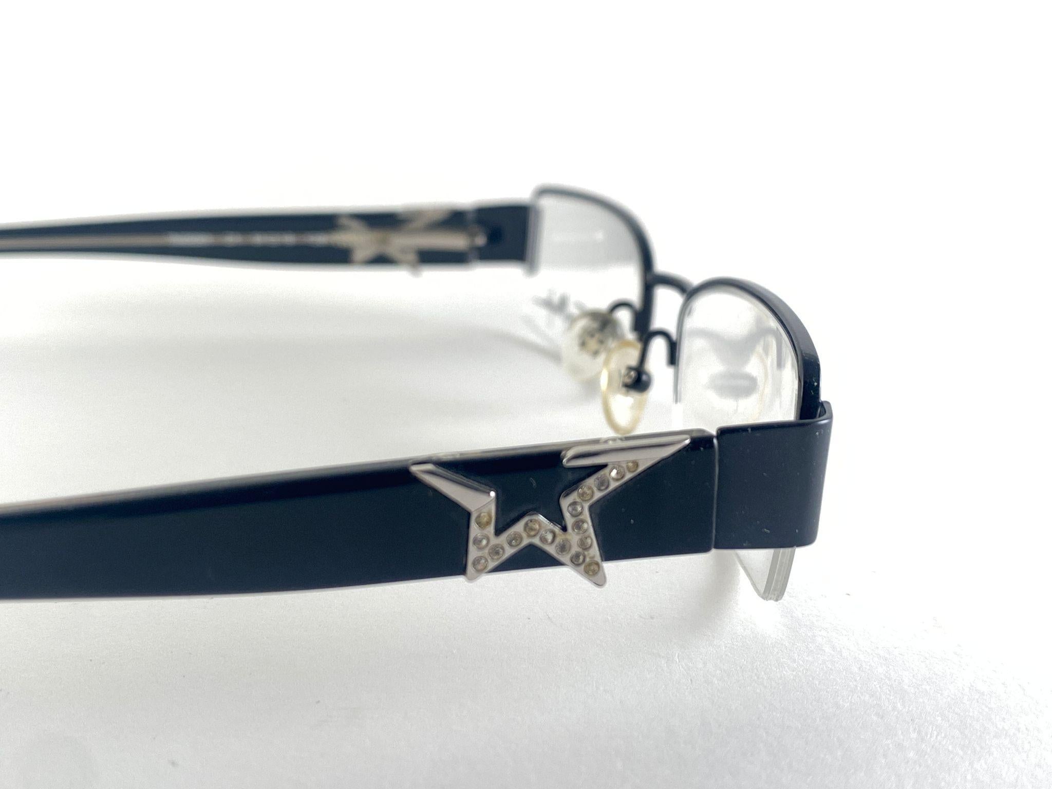 New Vintage Thierry Mugler Occhiali da vista con mezza montatura RX anni '90 in vendita 3