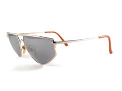 New Vintage Thierry Mugler Cindy Crawford MTV Mirror Lenses 80's  Sunglasses