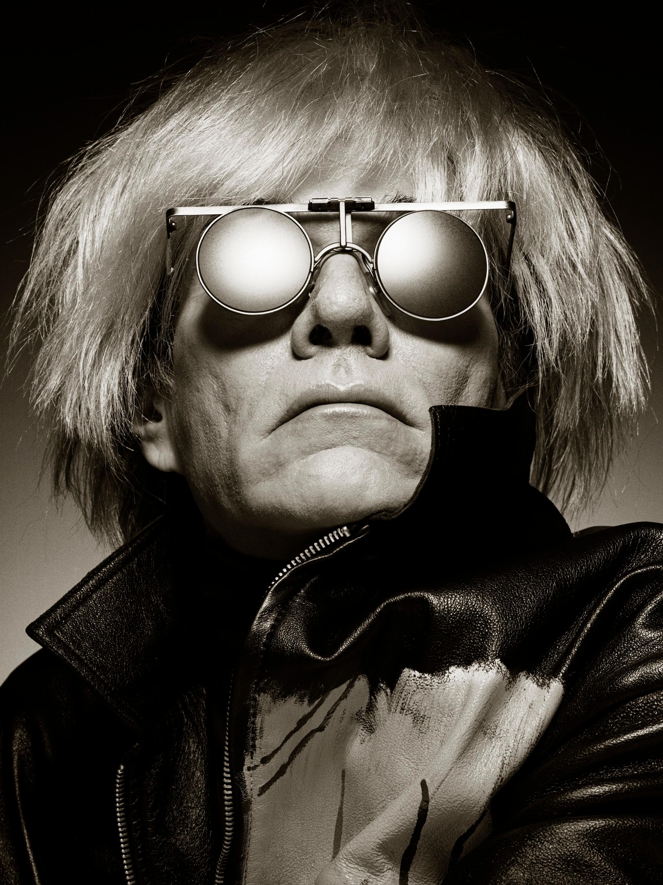 Extremely rare and highly coveted I'dentity frame. The iconic model worn by Andy Warhol and photographed by the great Albert Watson in the cover of Manner Vogue in June 1987, designed specially for the pop artist in 1986 only six pieces were made.
