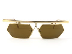 Ultra Seltenes Vintage-Stück  I'DENTITY LL 1, 1986 Gold-Sonnenbrille