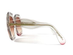 Neu Vintage Ultra " Sultry " Transluzente Honey Gläser 1980'S England Sonnenbrille