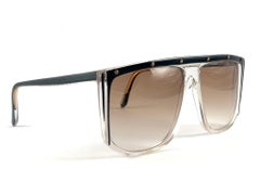 New Vintage Ultra " Tripoli " Translucent British Hand Made 1980's Sunglasses