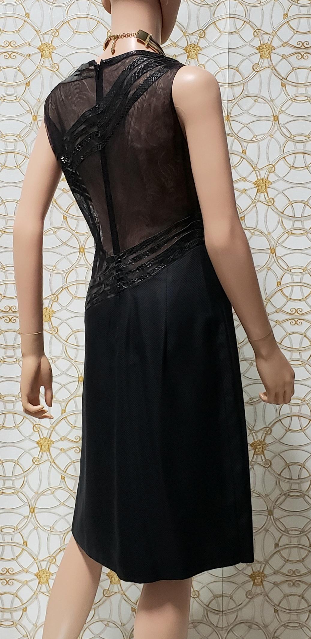 vintage versace black dress