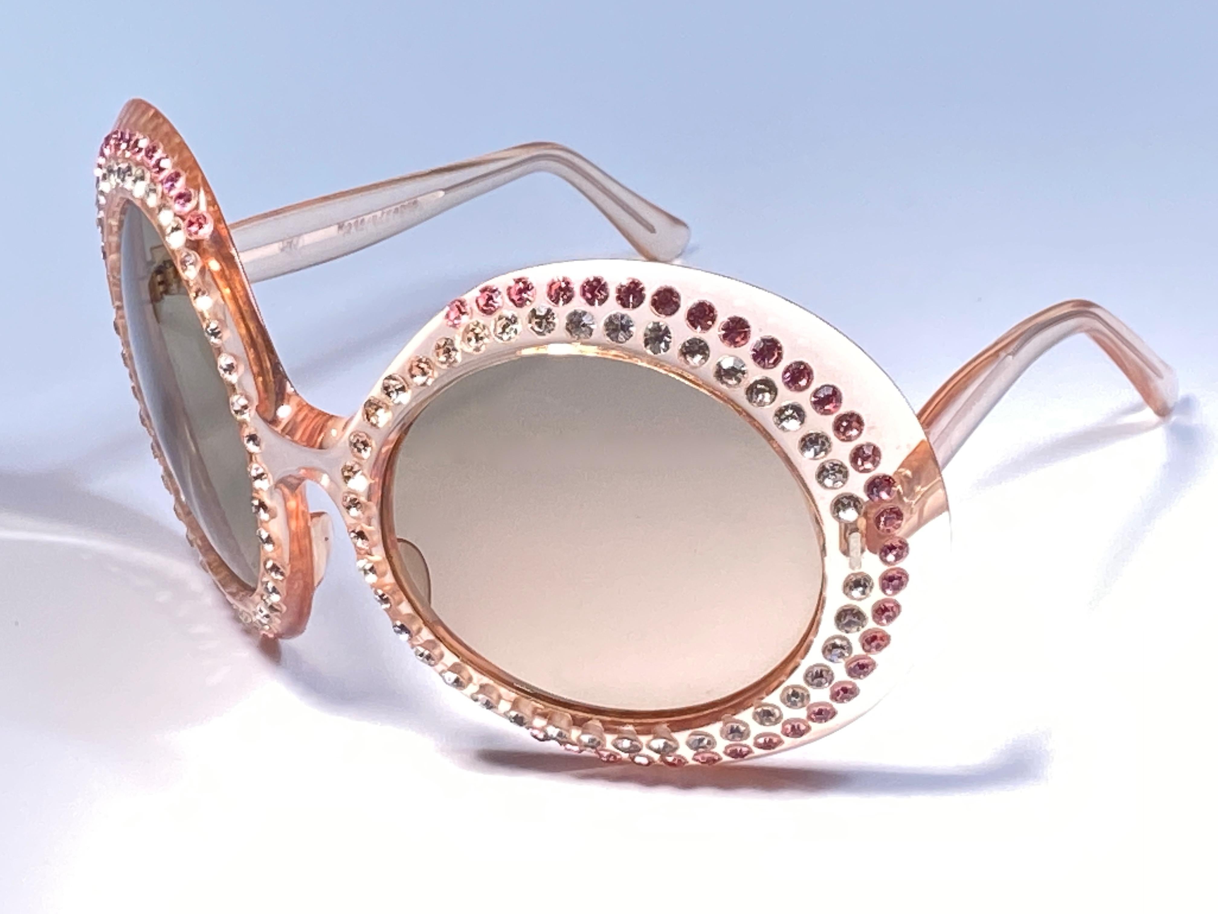 Women's or Men's New Vintage Victor Oversized Elton John Collector Item 1970's Sunglasses For Sale