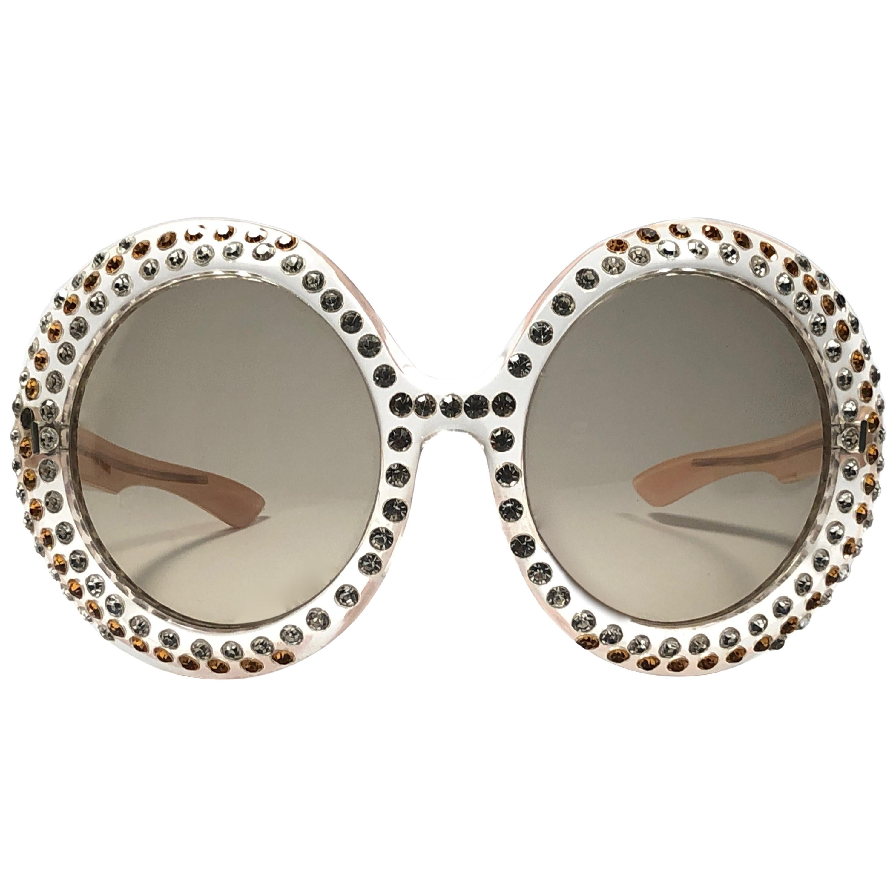 New Vintage Willson Oversized Elton John Collector Item 1970's Sunglasses For Sale