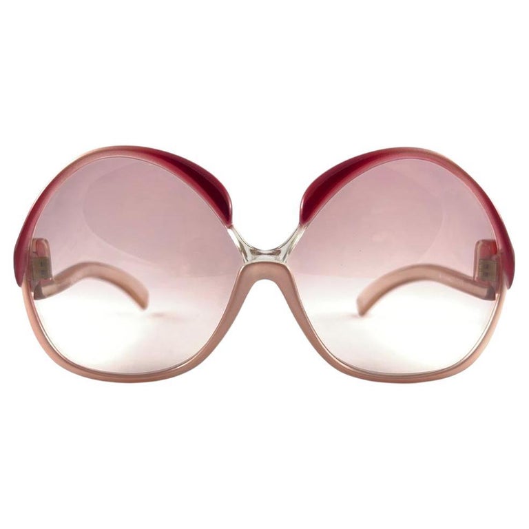 New Vintage Yves Saint Laurent Butterfly Pink and Burgundy  display picture 2