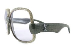 New Vintage Yves Saint Laurent YSL 545 Jaspe Marble 1970 France Sunglasses