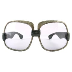 New Vintage Yves Saint Laurent YSL 545 Jaspe Marble 1970 France Sunglasses