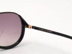 New Vintage Yves Saint Laurent YSL Alma Oversized  1980 France Sunglasses
