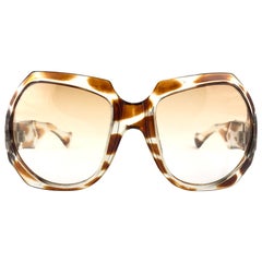 Yves Saint Laurent clear Visor Sunglasses – NineTees Vintage